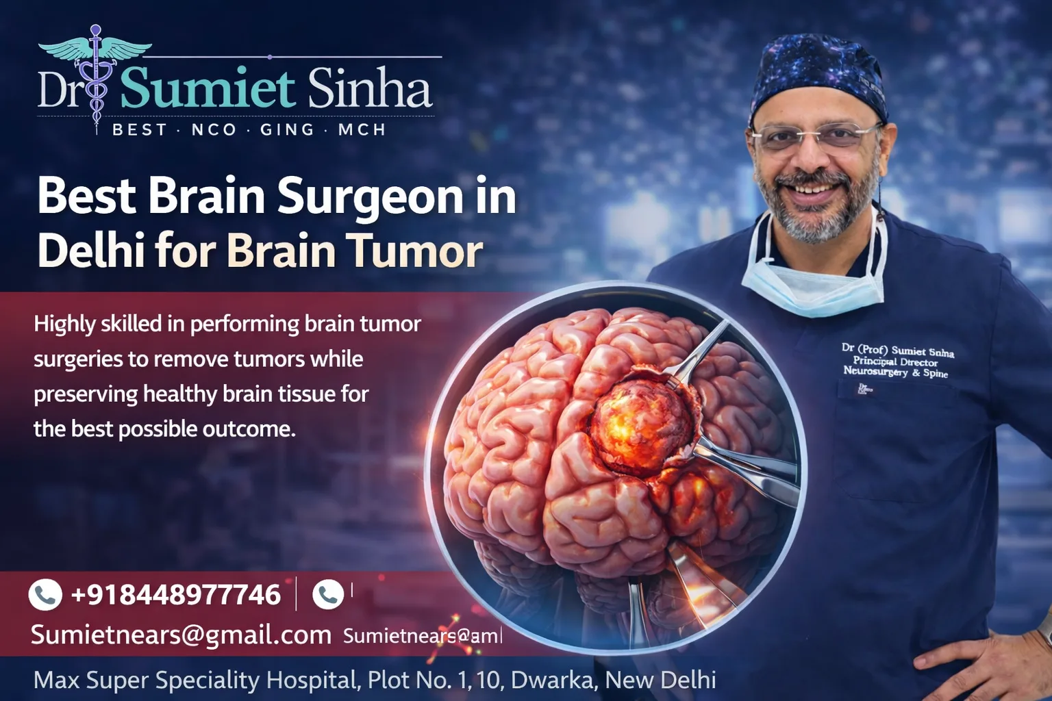 Best Brain Surgeon in Delhi for Brain Tumor