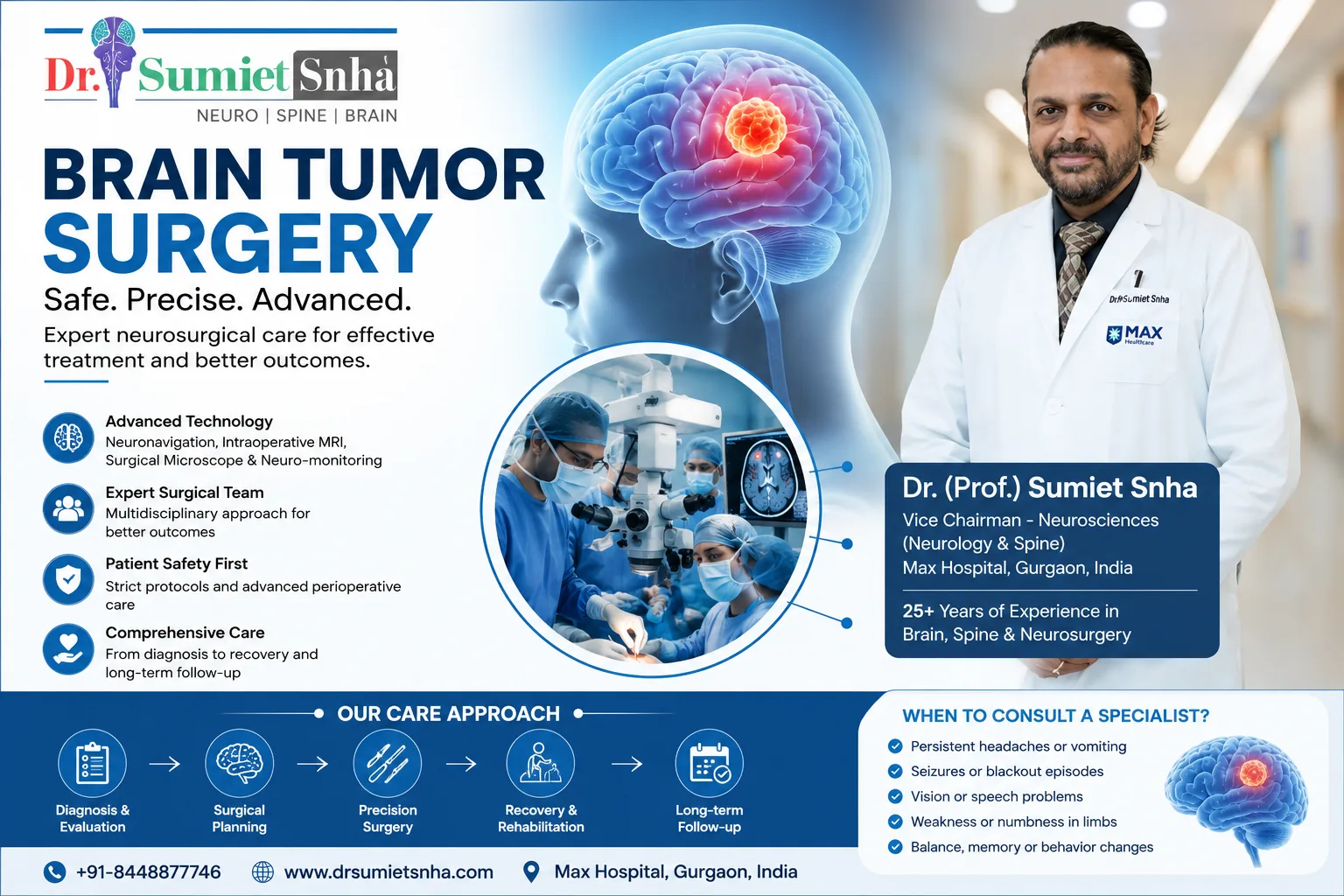 Brain Tumor Surgery: Types, Preparation, Procedure, Risks, Recovery, and Follow-Up Care