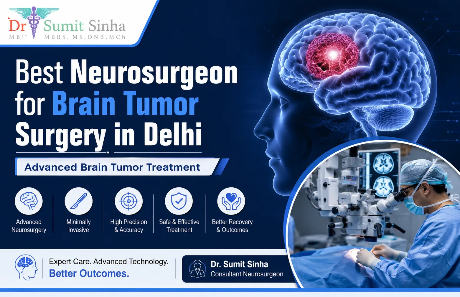 Best Neurosurgeon for Brain Tumor Surgery in Delhi | Advanced Brain Tumor Treatment
