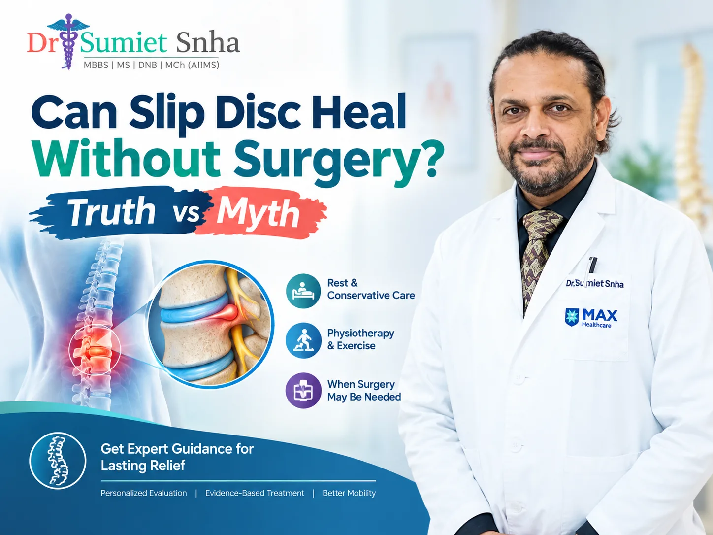 Can Slip Disc Heal Without Surgery? Truth vs Myth