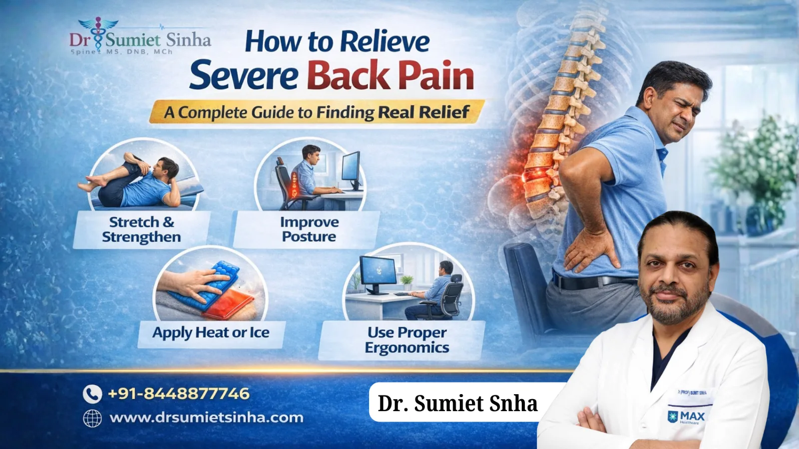 How to Relieve Severe Back Pain