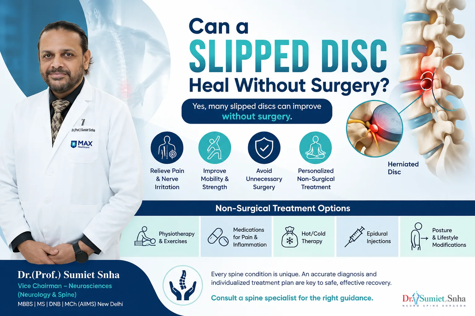 Can a Slipped Disc Heal Without Surgery