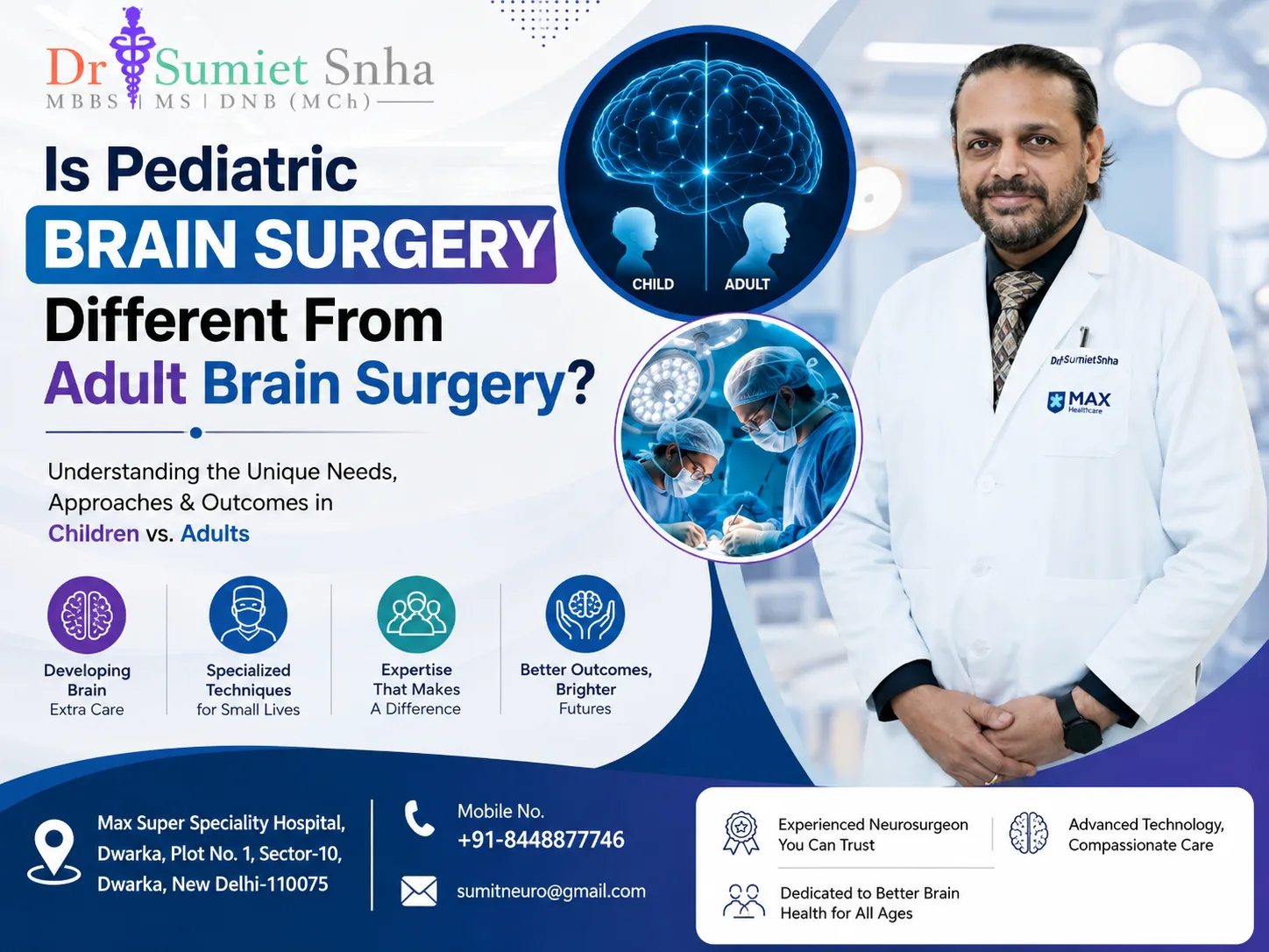 Is Pediatric Brain Surgery Different From Adult Brain Surgery?