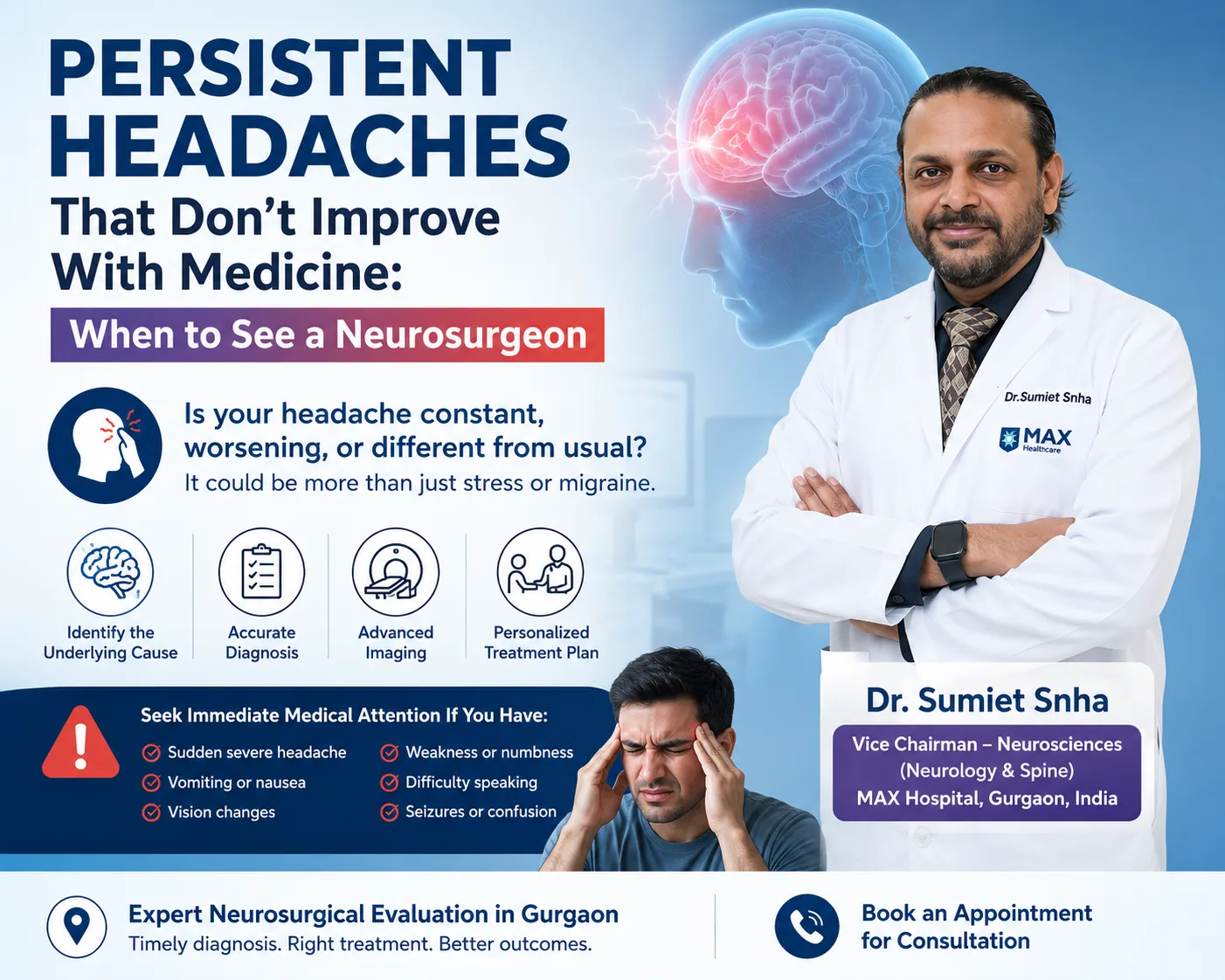 Persistent Headaches That Dont Improve With Medicine When to See a Neurosurgeon